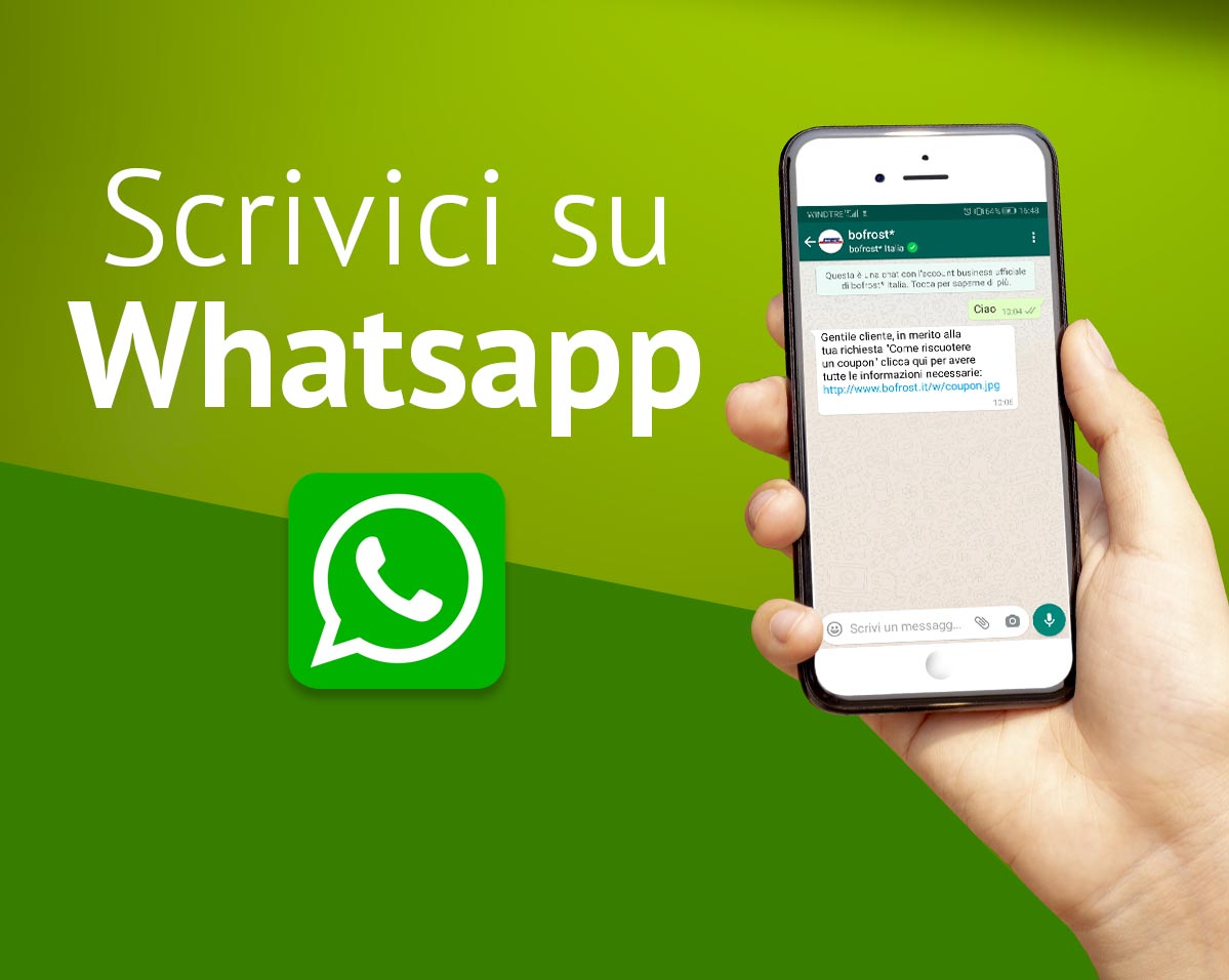 Nuovo servizio su Whatsapp bofrost